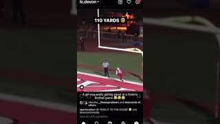 Girl gets fucked at historic football game 😂😂😂