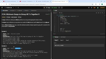 LeetCode-2134. Minimum Swaps to Group All 1