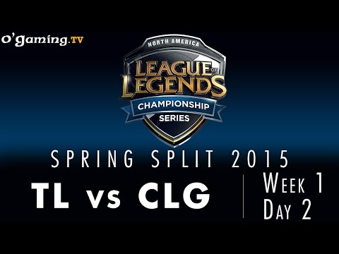 LCS NA Spring 2015 - W1D2 - TL vs CLG