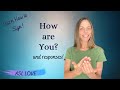 How to Sign - How Are You? - Sign Language