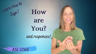 How to Sign  How Are You?  Sign Language