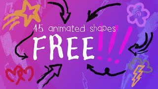 45 FREE Hand-drawn Animated Shapes | Digital Assets Download |  PremiumBeat.com