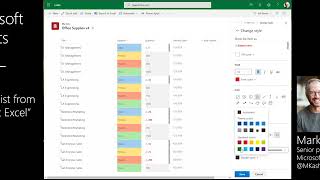 Microsoft Lists - create a list from Excel