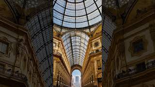 The most iconic glass ceiling in Milan? 🇮🇹✨