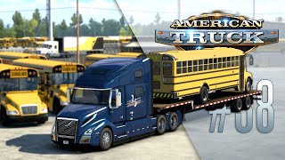 ОГРОМНЫЙ ЗАВОД ШКОЛЬНЫХ АВТОБУСОВ - American Truck Simulator: Oklahoma (1.48.2.6s) [#38]