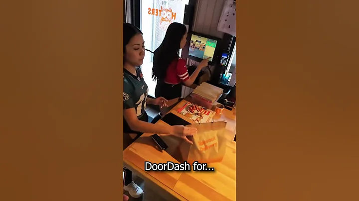 I had to go to Hooters for DoorDash...