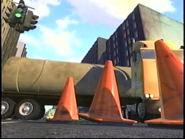 Toy Story 2 (1999) Toys Crossing the Road Scene 