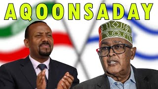 Download Lagu DEGDEG : Abey Axmed oo aqoonsaday Somaliland + wadamo hor leh oo aqoonsi Somaliland Soo dhaweeyay... MP3
