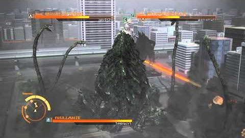 GODZILLA PS4 versus mode : Biollante vs. Godzilla 2014 vs. MechaGodzilla