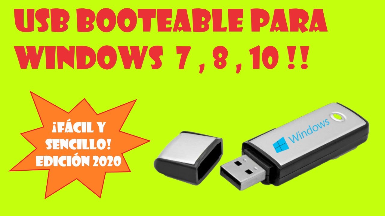 Como hacer usb booteable