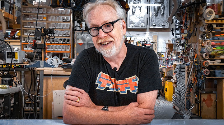 Adam Savage Wants You to Go Easy on Yourself