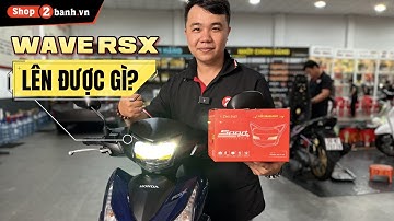 Honda Wave RSX 2024 muốn đèn sáng hơn, thay thế bóng halogen bằng bóng gì?