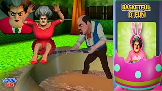 Scary Teacher 3D - New Update New Level Basketful O'Fun | Gameplay Walkthrough | (Android, iOS)