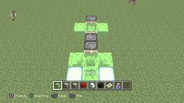 Minecraft: PlayStation®4 Edition How to make a slime block car (easy).