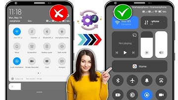 HyperOS Control Center For Redmi 13c Enable Now || How To Change New Control Center Redmi 13C Contro