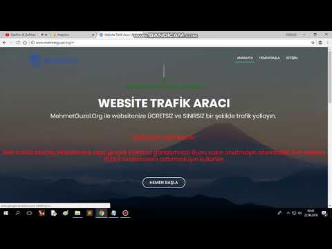Websitenize SINIRSIZ Hit Gönderin ! ARTIK ÜCRETSİZ ! Türkiyede İlk Ve Tek.