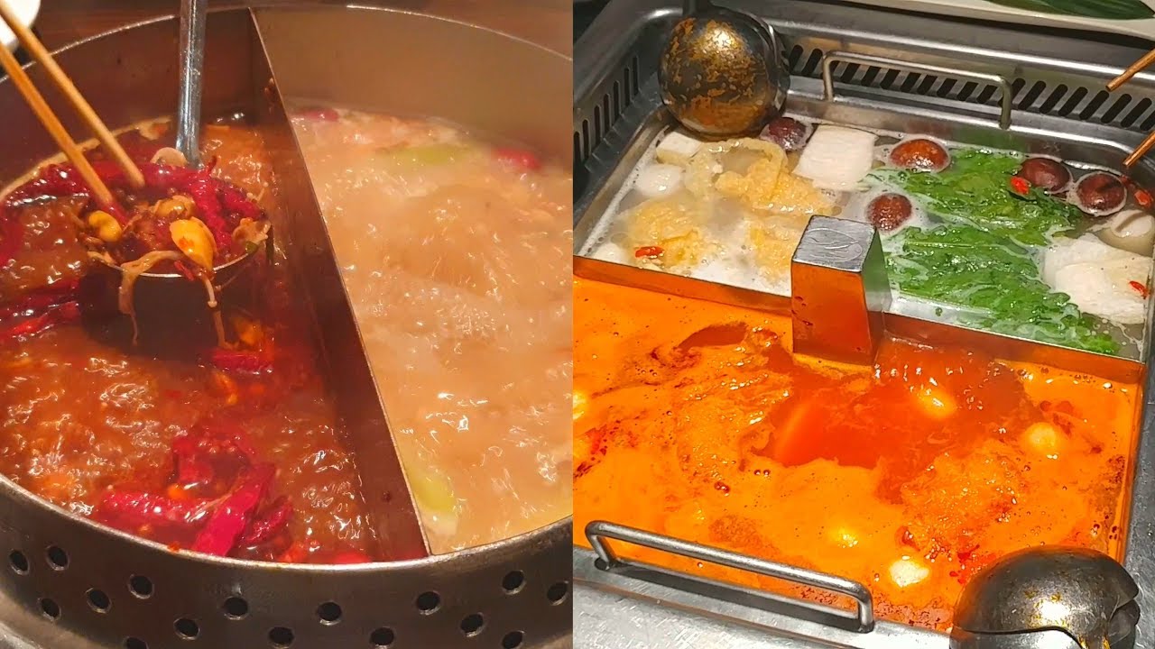 😍😍 HAI DI LAO HOT POT • TANBA BBQ HOT POT • Special Noodle Dance【海底捞 vs