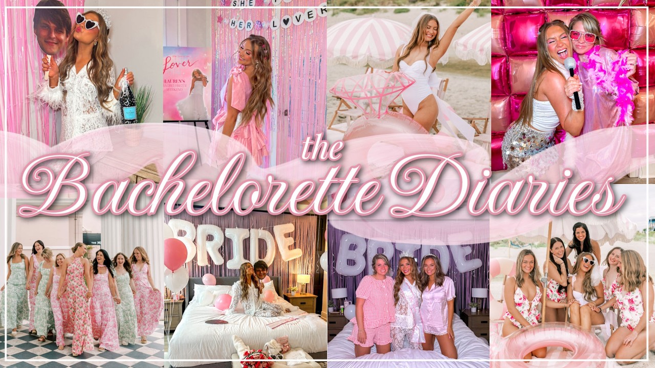 My Charleston Bachelorette Vlog!🎀💍 | Beach Day, Shopping, Decor, Parties, & More! | Lauren Norris