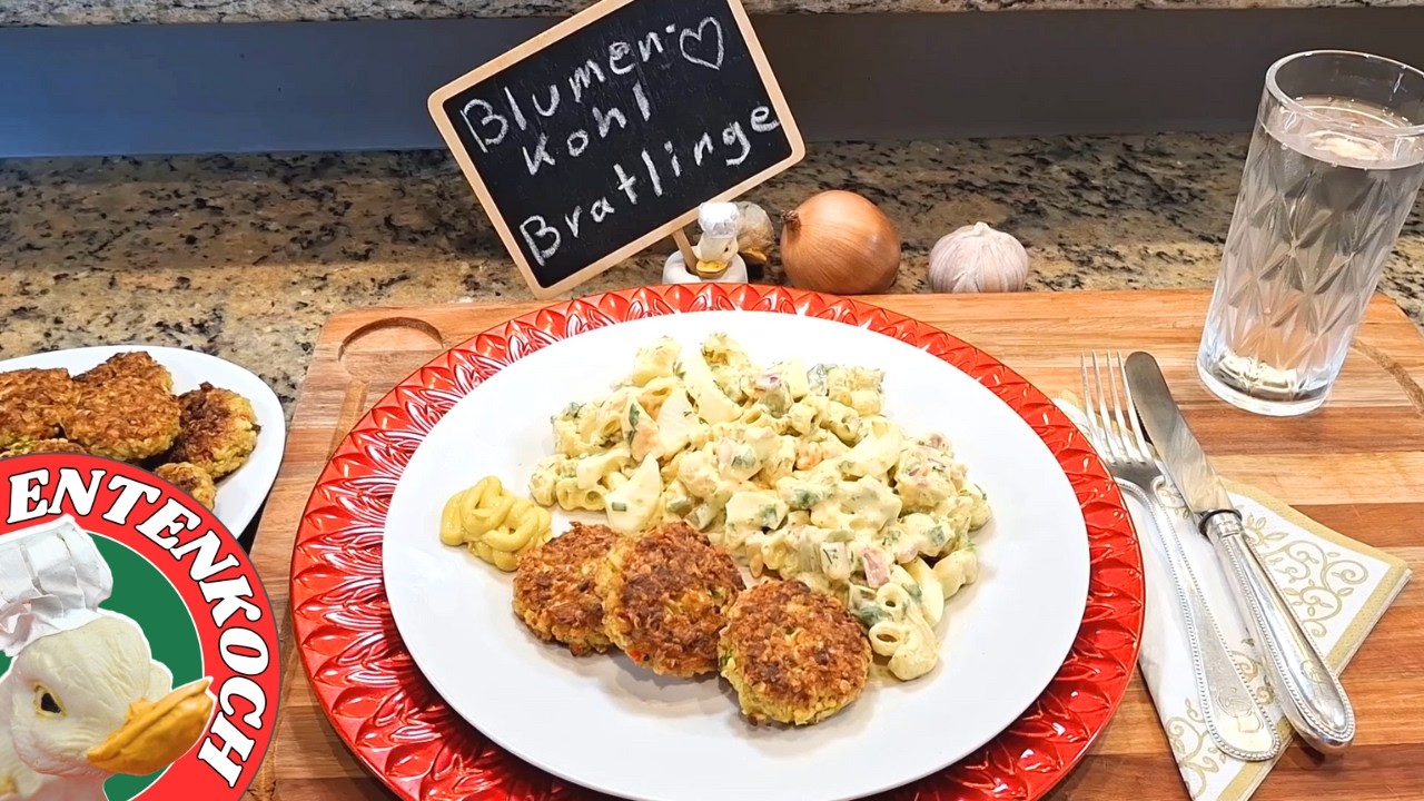 Herzhafte Blumenkohl Bratlinge – Veggie Burger Patties aus Blumenkohl