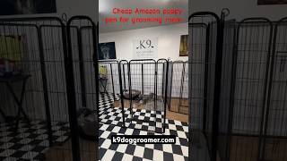 Cheap Amazon puppy pen 120cm high, for dog grooming salon #puppy #dog #englishsetter