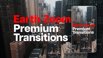 Earth Zoom Transitions Pack - After Effects Template