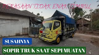 Perasaan sopir truk saat sepi muatan