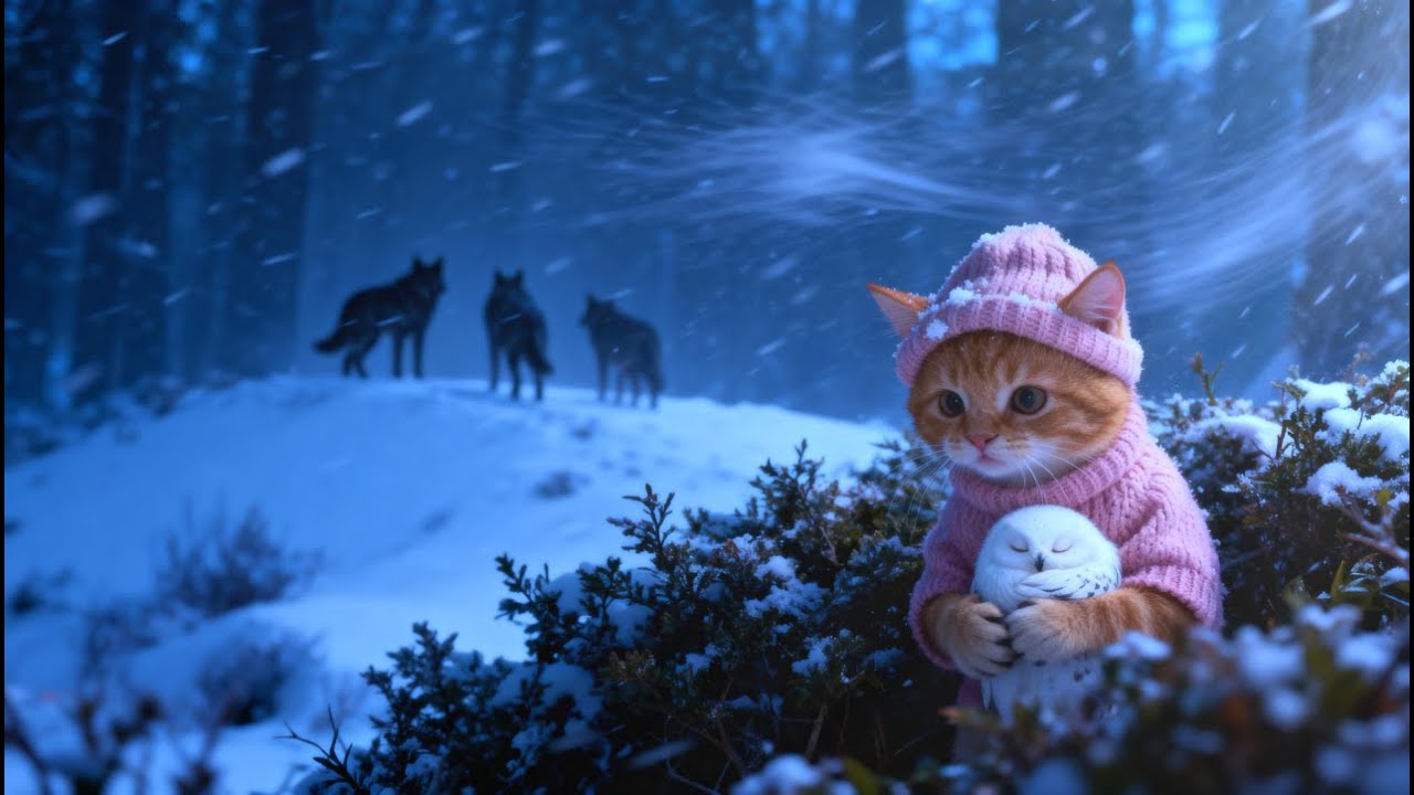 Gingy Saved the Little Owl in a Winter Storm ❄️🦉 | Winter Rescue Story