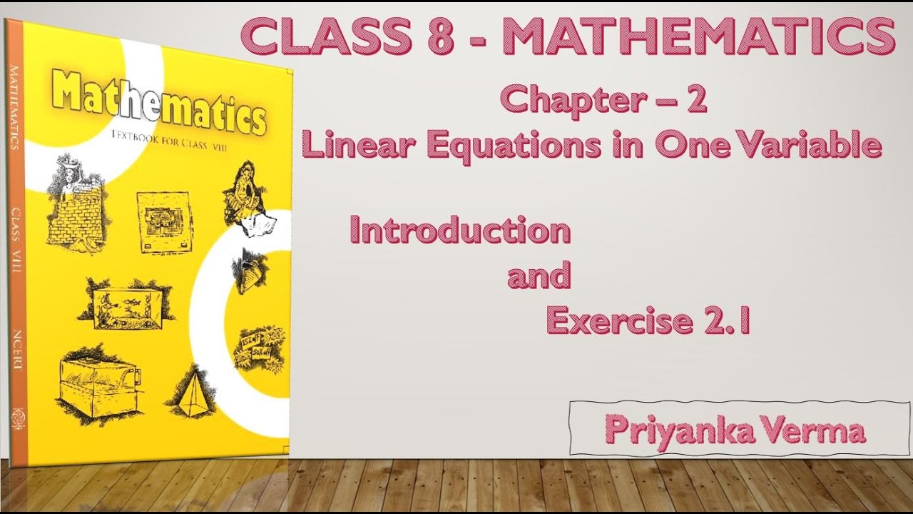 Class - 8 | Maths | Chapter - 2 | Linear Equations in One Variable ...