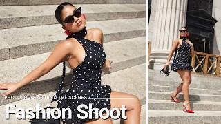 10 Minutes. One Dress. She DELIVERED. 🔥 | NYC Fashion BTS ft. Bárbara Solórzano