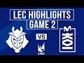 G2 vs MKOI Highlights Game 2 | LEC Spring Playoffs 2026 | G2 Esports vs Movistar KOI