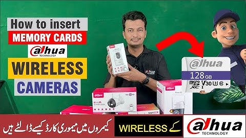 How to Insert Memory Card in Dahua Wireless Cameras | Dahua Installer #dahuainstaller #dahuamena