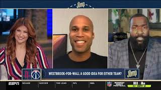Full The Jump Rachel Nichols reacts to LeBron James wants to play with Bronny James in 2023