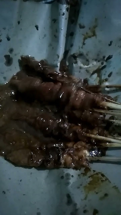 makan malam pake sate #kuliner #short