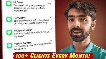 Secret Formula to Attract 100+ Clients for Thumbnail Design 🔥