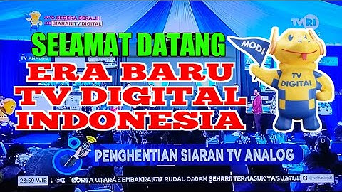Detik-detik ASO (Analog Switch Off) Menuju Era Baru TV Digital INDONESIA @keluargahatta