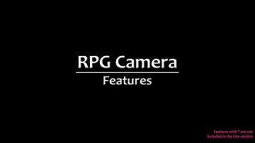 RPG Camera – Features