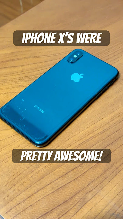 iPhone X’s were pretty awesome! #apple #tech #retrotech #iphone #ios #applehistory