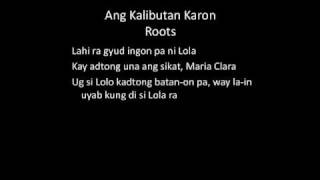 Ang Kalibutan Karon by Roots... Bisrock song from the 90s chords