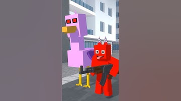 Baby Herobrine Vs Opila Bird And BanBan #shorts