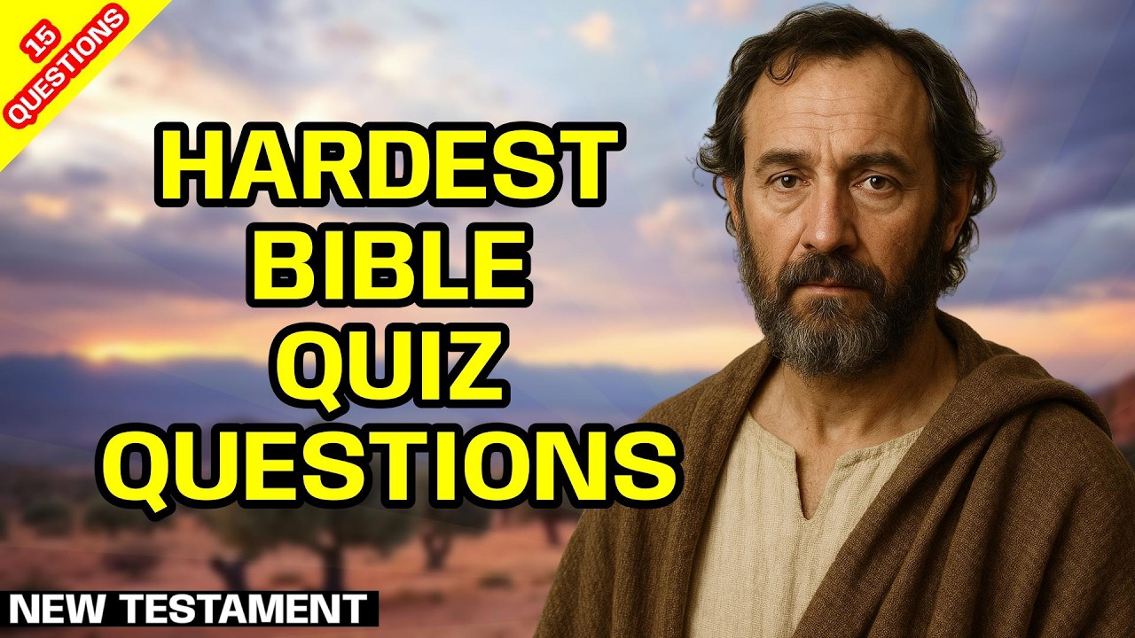 15 Bible Questions That Reveal Why the Disciples Dropped Everything | Bible Quiz