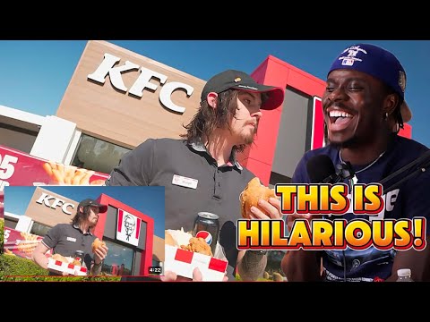 🇺🇸🇦🇺AMERICAN REACT TO EVERY KFC WORKER EVER🤣@GarnComedy