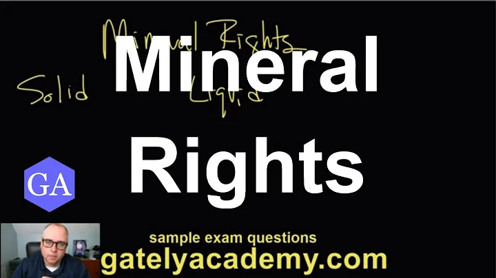 What you need to know about mineral rights for the national real estate exam