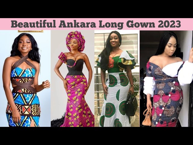Unique Long Gown Styles for Ladies/ Ankara Maxi Dress/Party Wear Gown/Ankara  slit/ Flare Gown Styles - YouTube