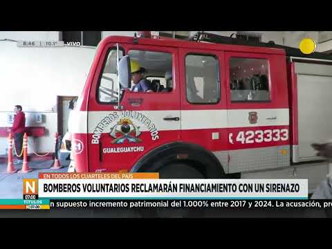 Volunteer firefighters will demand funding with a nationwide siren protest │N7:00│ 10-09-26