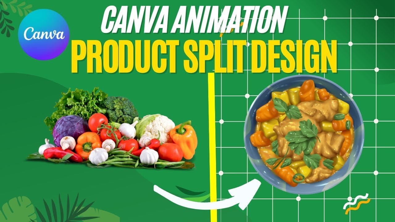 Product Split Design | Canva Animation | Canva Tutorial #canvatutorial ...