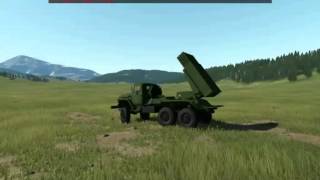Outerra - Test - BM-21 Grad on Ural 4320