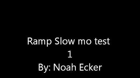 Ramp slow mo test 1 with adobe after effects CS5.5