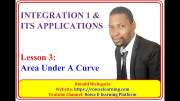 3-AREA UNDER A CURVE (A-LEVEL MATH)