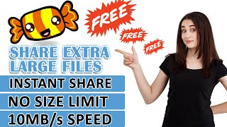 How To Share Large Files Online  in just seconds Ultrafast | best way to share large files screenshot 3