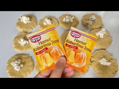 YİYENLER MAYALI SANDI ????10 DAKİKA POĞAÇASI TARİFİ ????#pratiktarifler #poğaça #kolaytarifler #food #fyp